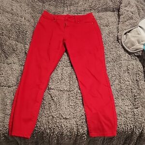 d. jeans Women's Bold Red Skinny Jeans